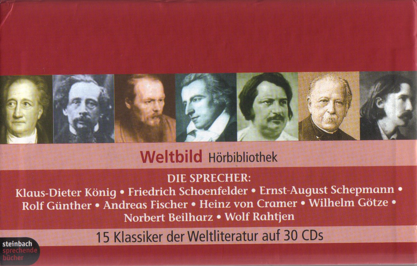 Weltbild Hörbibliothek - 15 Klassiker der Weltliteratur auf 30 CDs Books