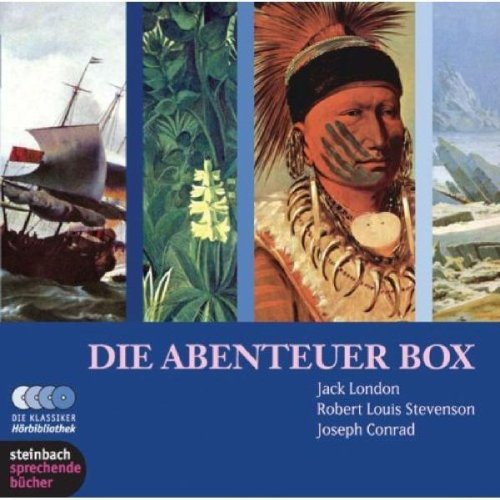 Die Abenteuer Box. Fünf Abenteuergeschichten großer Autoren: Wolfsblut / Die Goldschlucht / Eine Odyssee des Nordens / Der Flaschenteufel / Taifun. 10 CDs Contemporary literature Books