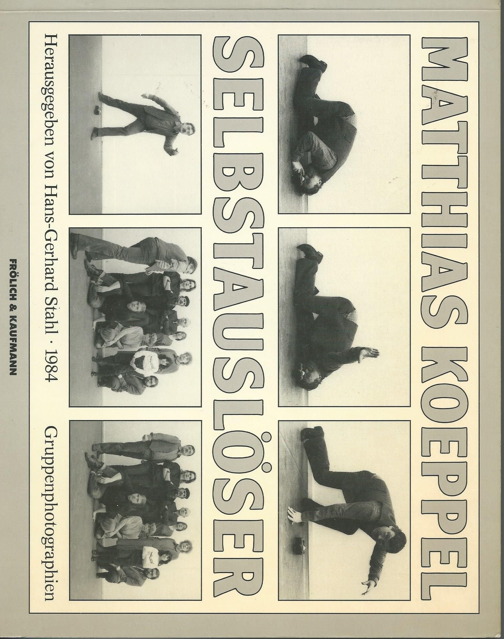 Selbstauslöser. 75 Gruppenphotographien aus den Jahren 1974 - 1984 Books