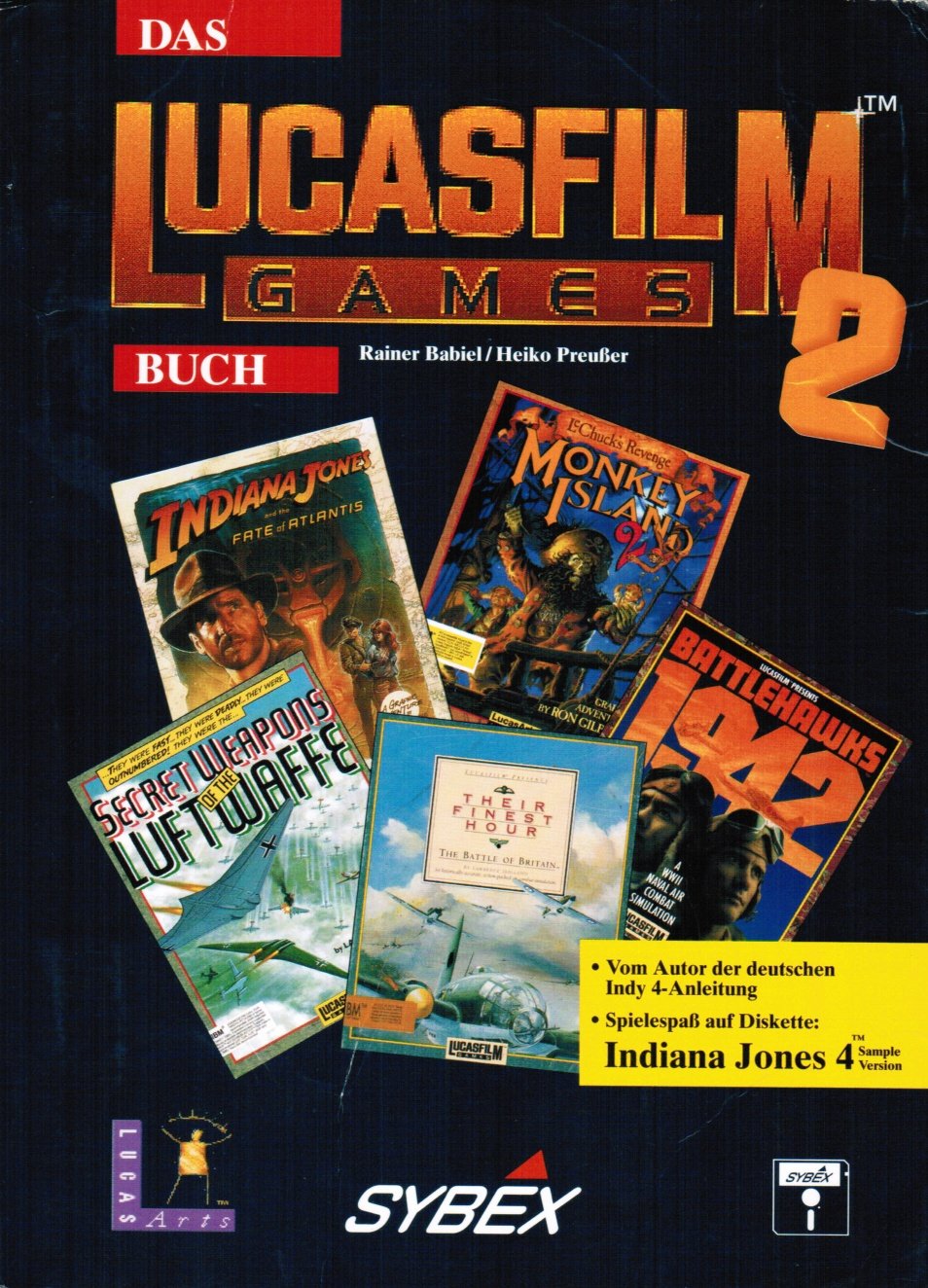 Das Lucasfilm Games Buch, m. Diskette (5 1/4 Zoll), Tl.2 Books