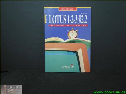 QuickStart LOTUS 1-2-3 Version 2.2 Books