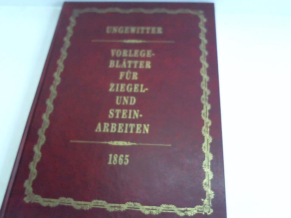 Vorlegeblätter für Ziegel- und Steinarbeiten Business & Technology