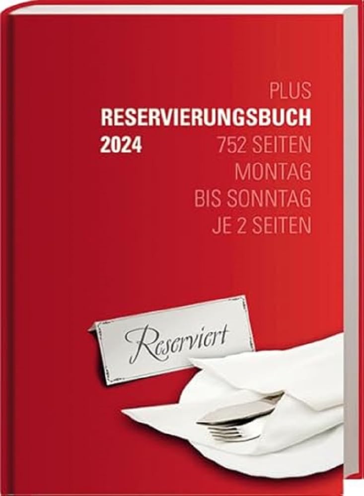 Reservierungsbuch "Plus" 2024: Variante Plus: Montag bis Sonntag je zwei Seiten Business, Finance & Career