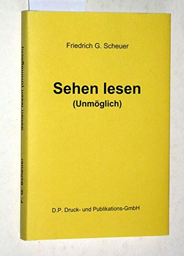 Product Image: Sehen lesen (Unmöglich)