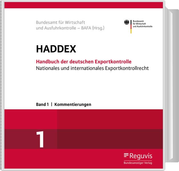 HADDEX: Handbuch der deutschen Exportkontrolle (in 6 Bd.) Law