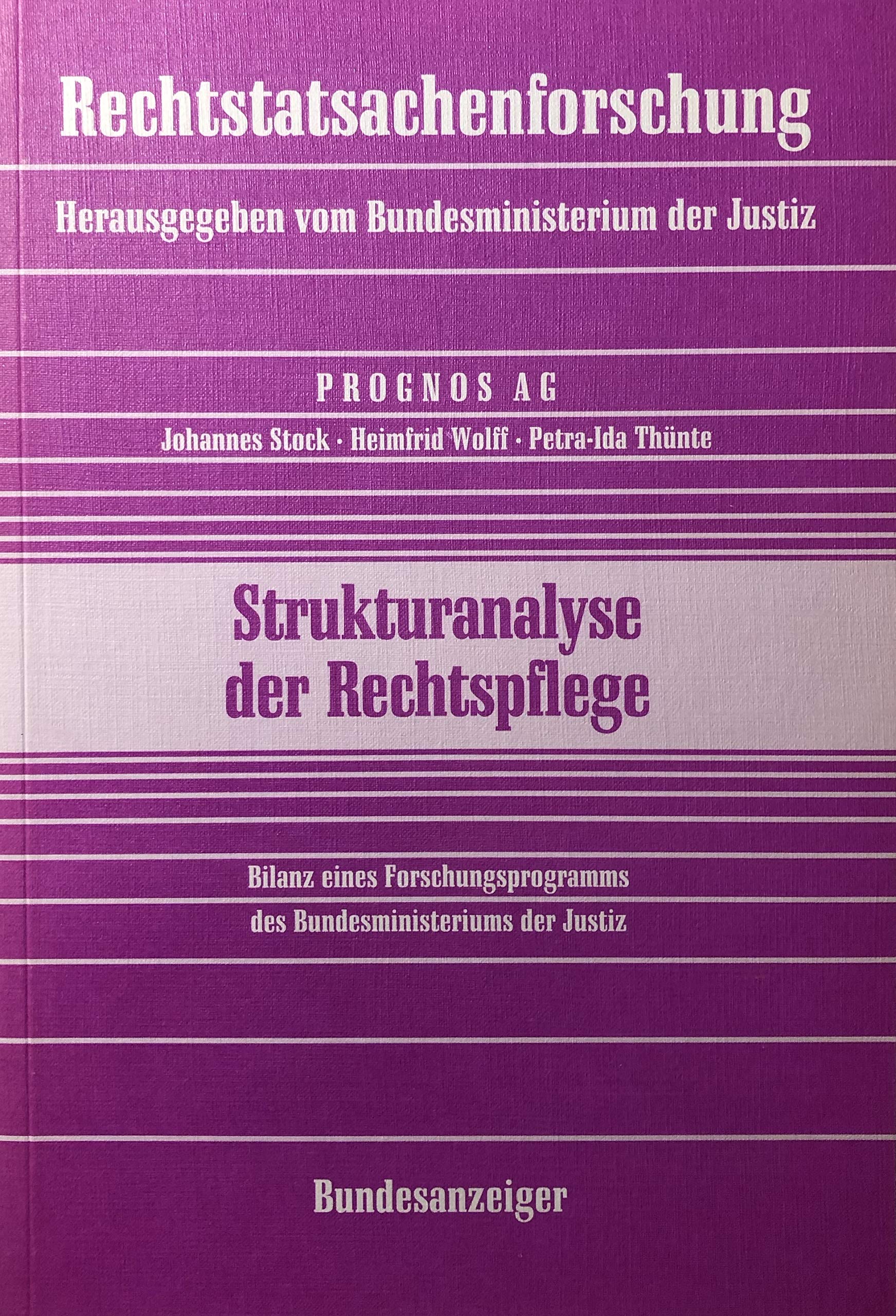 Strukturanalyse der Rechtspflege: Bilanz eines Forschungsprogramms des Bundesministeriums der Justiz (Rechtstatsachenforschung) Books