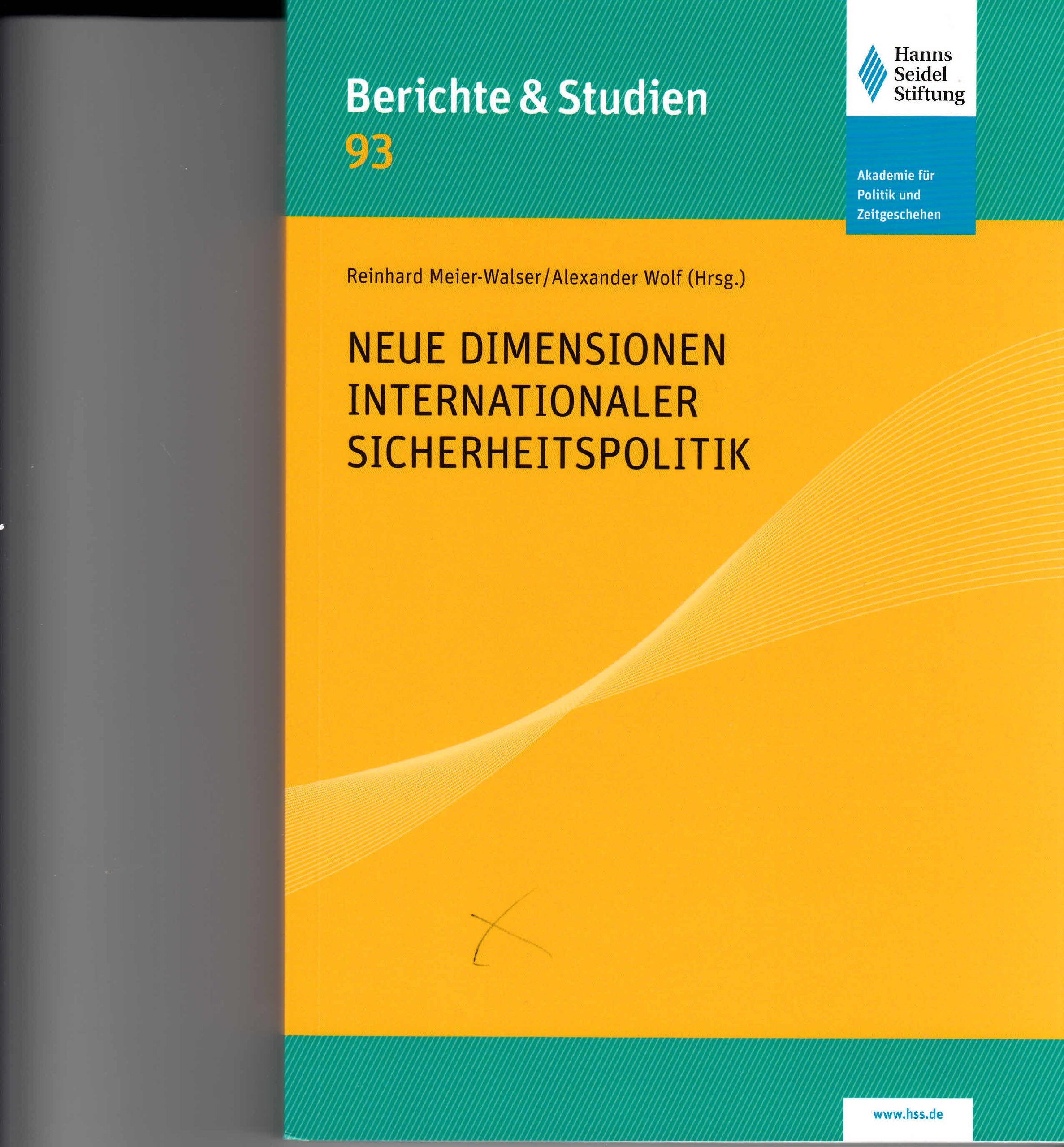 Neue Dimensionen internationaler Sicherheitspolitik Law