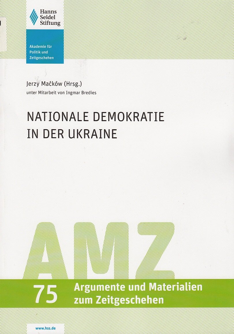 Nationale Demokratie in der Ukraine (Argumente und Materialien zum Zeitgeschehen) Law