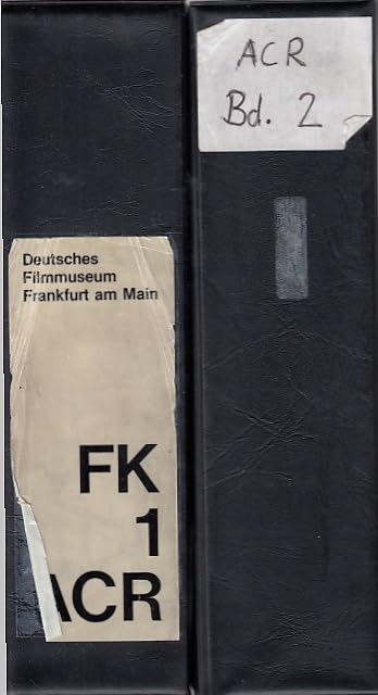 Ariel Cinematographica Register. Mit Index ACR 0001-1120. Loseblattausgabe: Aufnahmegeräte, Filmkameras 1 Books