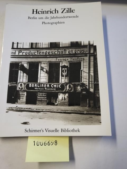 ZILLE HEINRICH, Photogr. Berlin (Bibliothek der Klassiker) Travel