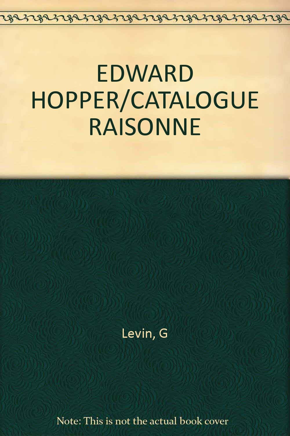 Edward Hopper. Werkverzeichnis Books
