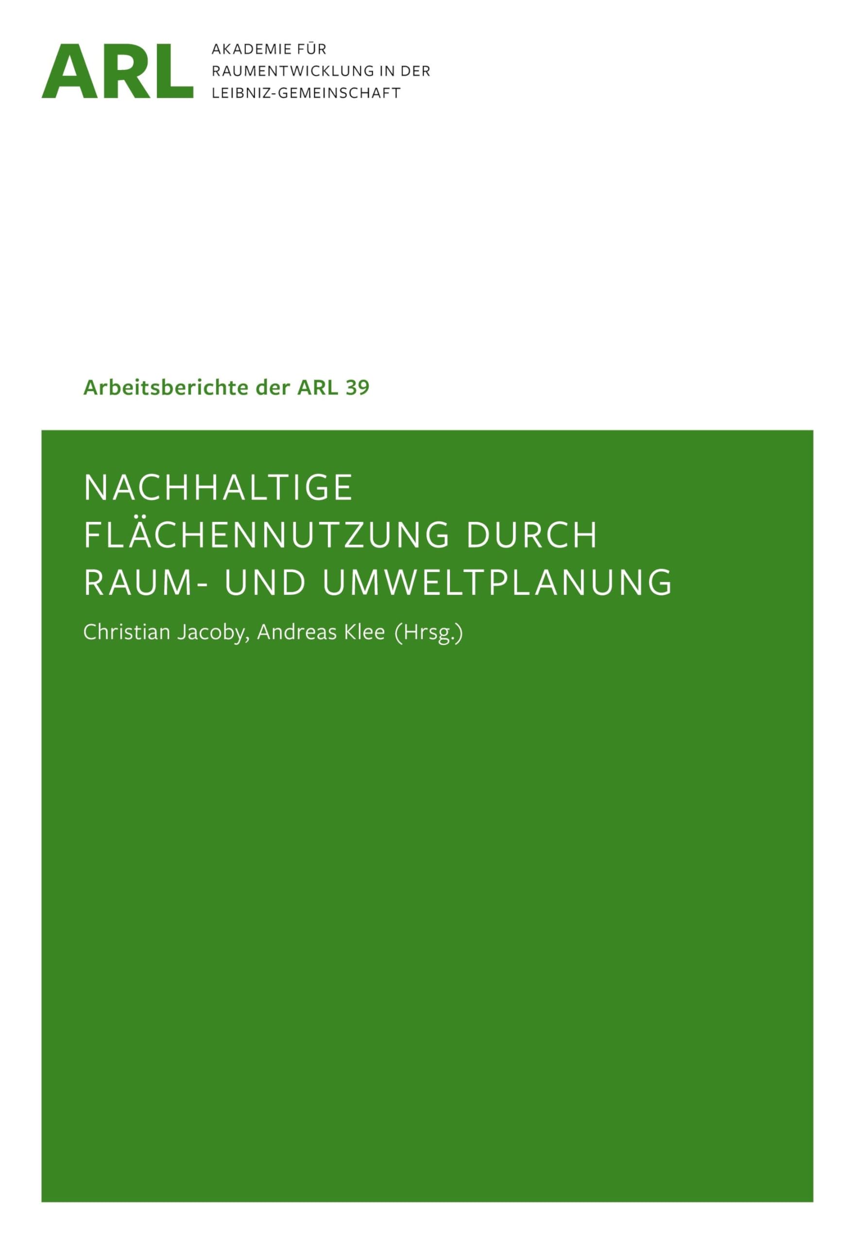 Nachhaltige Flächennutzung durch Raum- und Umweltplanung Business & Technology