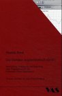 Das Dresdner Angstwörterbuch (DAW): Entwicklung, Validierung und Erprobung einer Computerversion der Gottschalk-Gleser-Angstskala: Entwicklung, ... Friedrich Balck (Klinische Psycholinguistik) Medicine