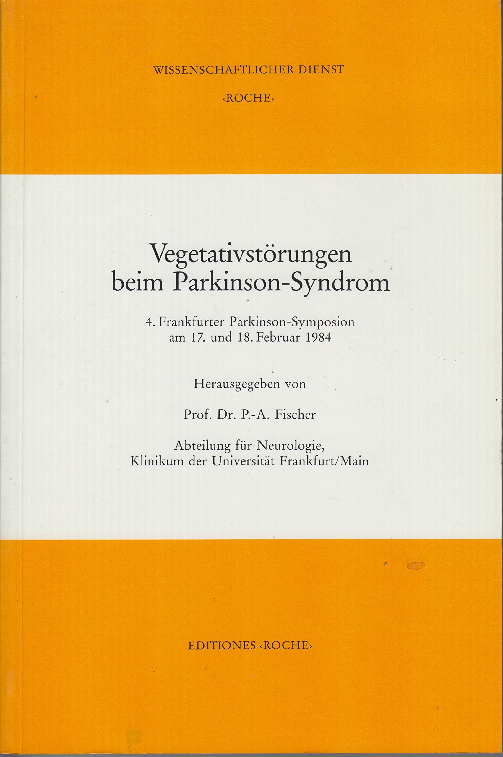 Vegetativstörungen beim Parkinson-Syndrom Books