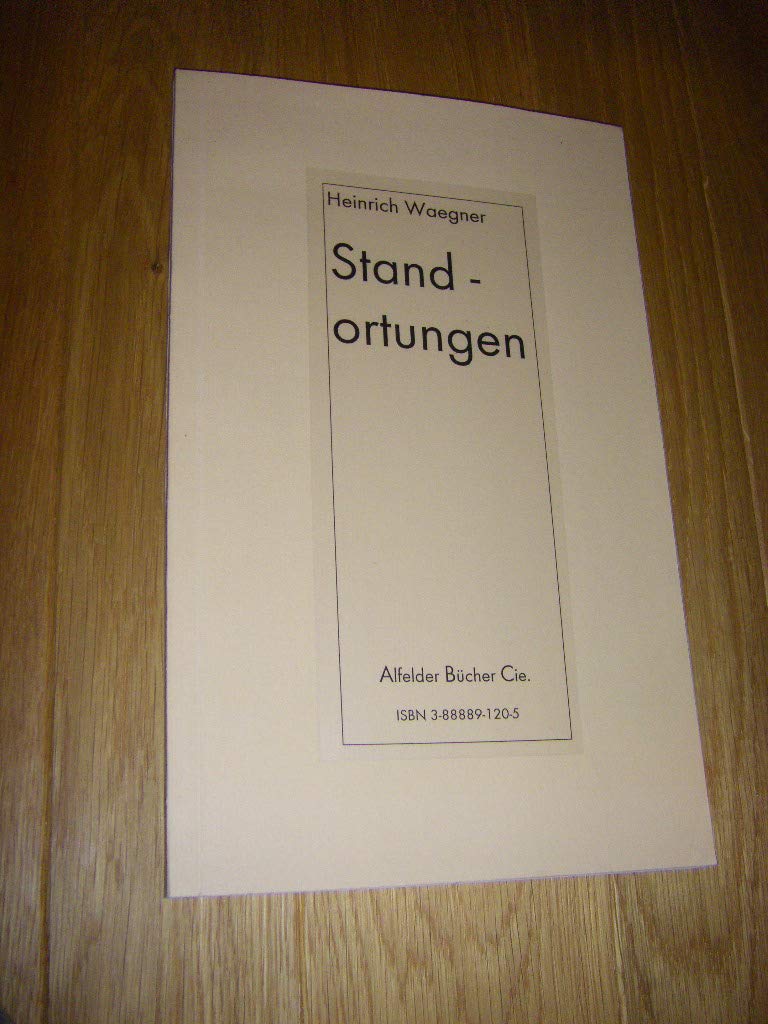 Standortungen Books