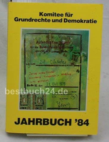 Jahrbuch '84. Komitee für Grundrechte und Demokratie Books