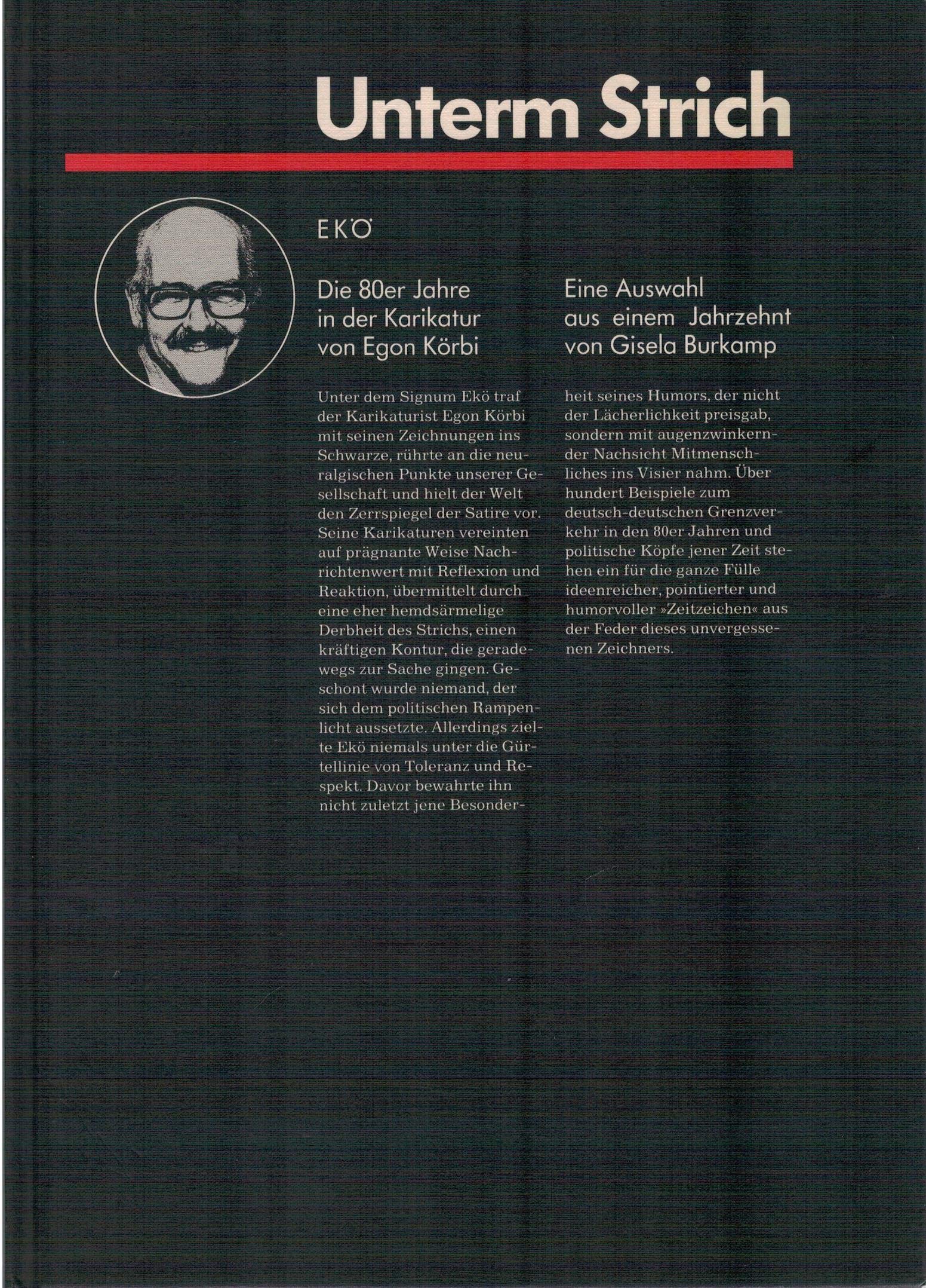 Egon Körbi Karikaturen Von 1949 Bis 1981 Books