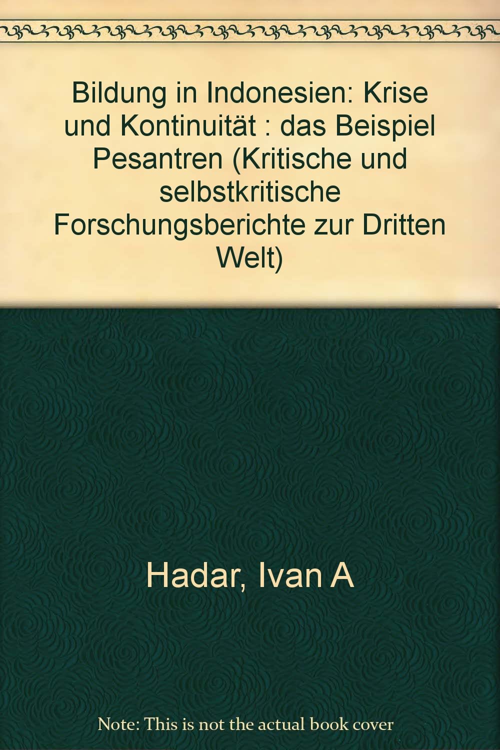 Bildung in Indonesien: Krise und Kontinuität Law