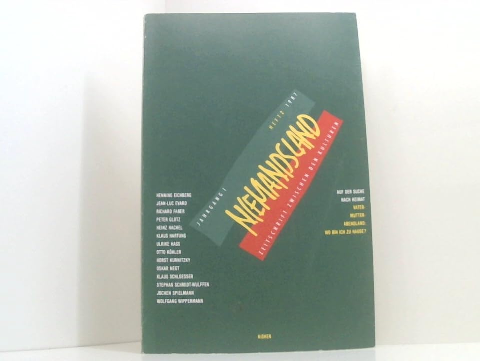 Niemandsland 1987/2. Auf der Suche nach Heimat. Zeitschrift zwischen den Kulturen Books