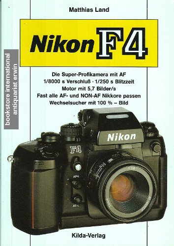Nikon F4: Die Super-Profikamera mit AF, 1/8000 s Verschluß, 1/250 s Blitzzeit, Motor mit 5,7 Bilder/s. Fast alle AF- und NON-AF-Nikkore passen Wechselsucher mit 100 Proz.-Bild Photography