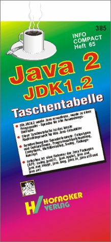 JAVA 2 / JDK 1.2 Taschentabelle Computer Science