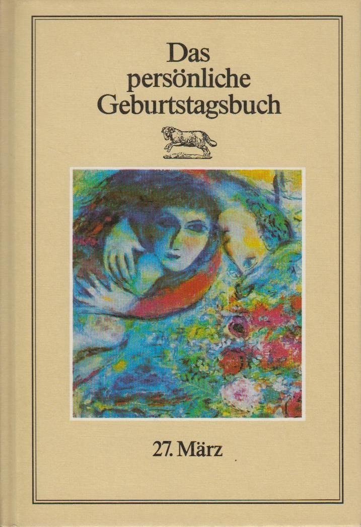 27. März. Books