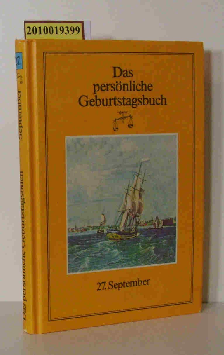 Das persönliche Geburtstagsbuch - 20. September. Books