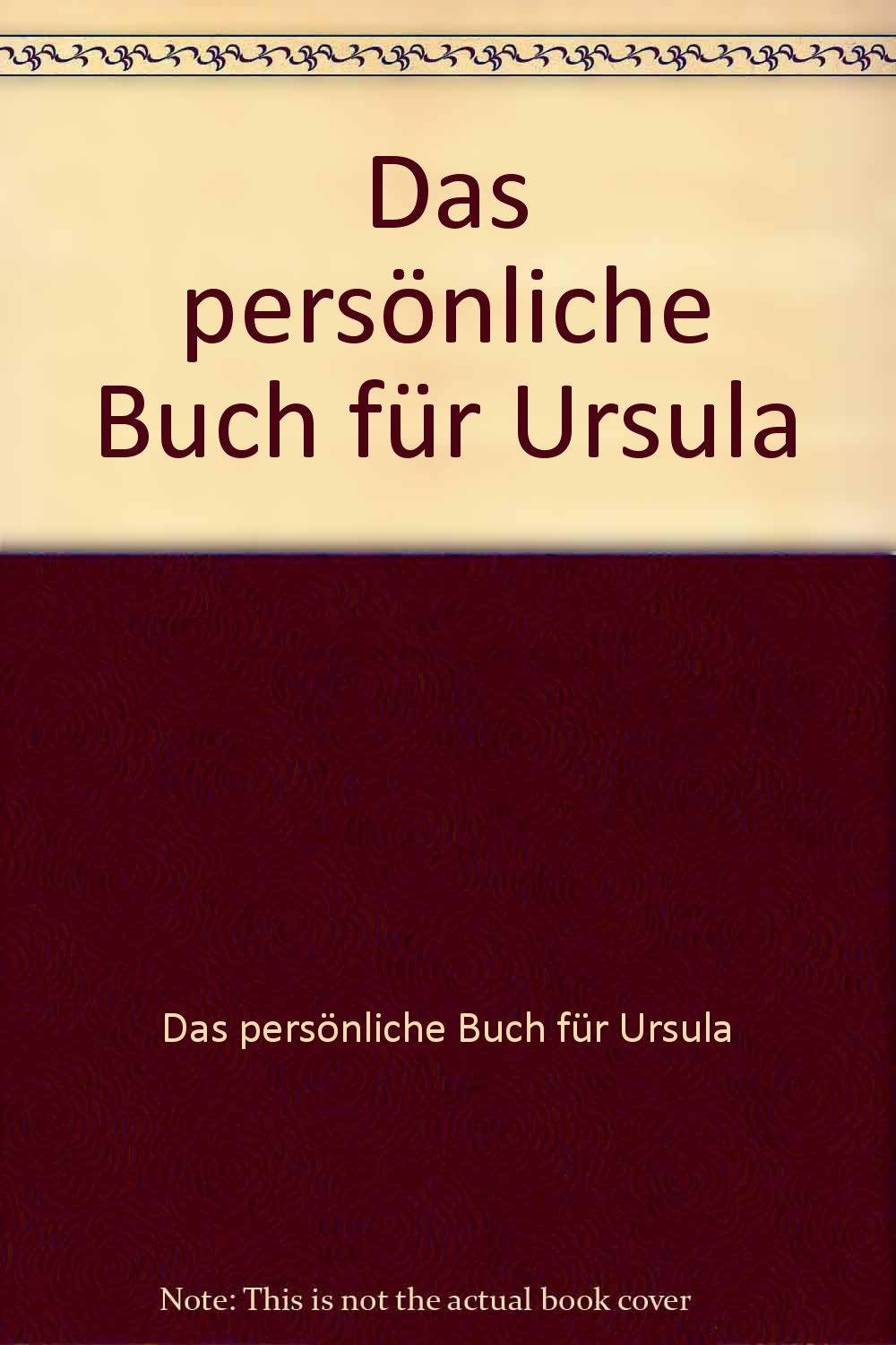 Product Image: Das persönliche Buch für Ursula