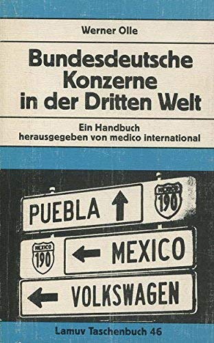 Product Image: Bundesdeutsche Konzerne in der Dritten Welt. Ein Handbuch.