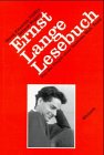 Ernst-Lange-Lesebuch: Von der Utopie einer verbesserlichen Welt. Texte Religion & Esotericism