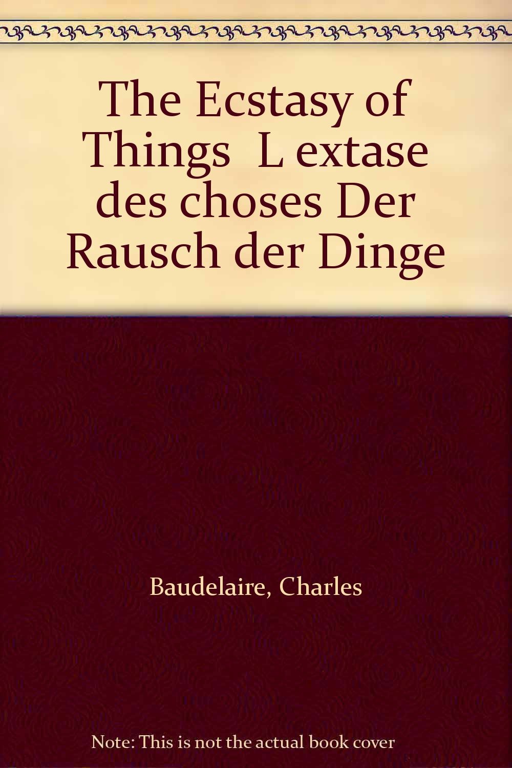Der Rausch der Dinge: Dtsch.-Engl.-Französ. Books