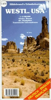 Hildebrand's Urlaubskarten; Hildebrand's Travel Maps, Nr.47, Westliche USA (USA & Canada) Leisure, Home & Garden