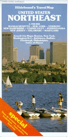 Hildebrand's Urlaubskarten; Hildebrand's Travel Maps, United States, Northeast (USA & Canada) Maps & Plans