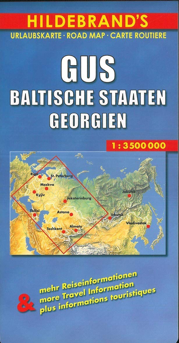 Hildebrand's Urlaubskarten, GUS, Baltische Staaten: Mit Ortsregister und Stadtplänen (Europe S.) Leisure, Home & Garden