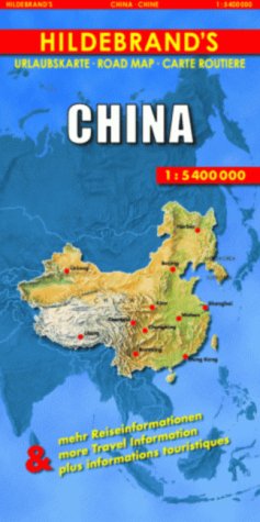 China 1 : 5 400 000. Hildebrand's Urlaubskarte Leisure, Home & Garden