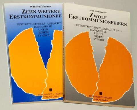 Zwölf Erstkommunionfeiern. Festgottesdienste, Andacht und Dankmesse unter einem Symbol Self-help
