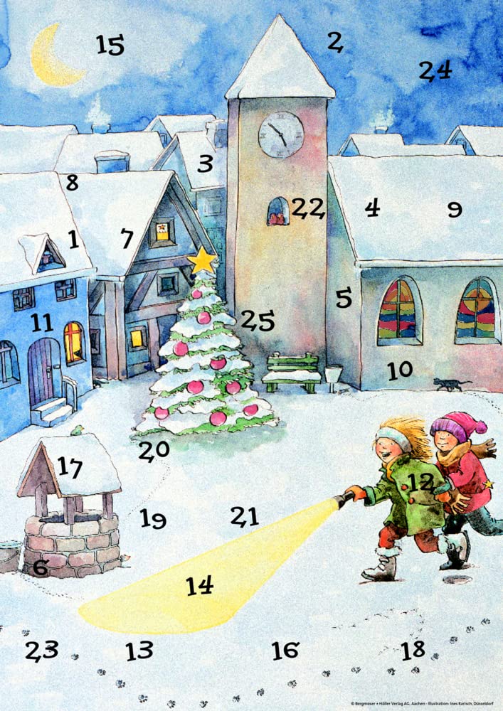 Lena und die Weihnachtsdetektive: Fensterbild-Adventskalender mit Begleitheft Calendars
