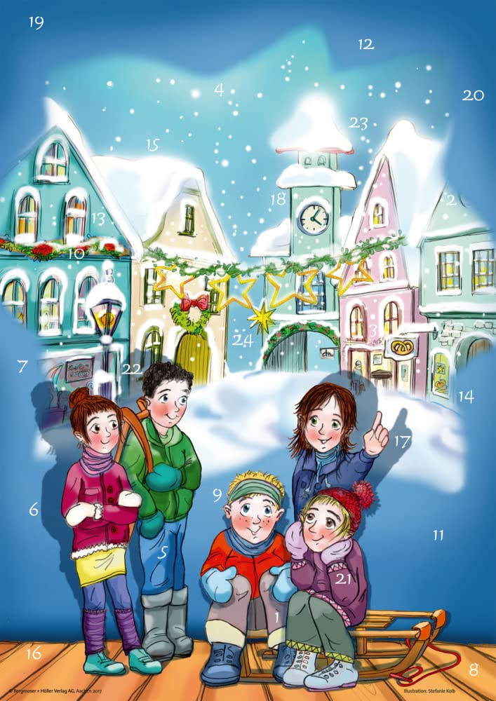 Fünf retten den Advent: Fensterbild-Adventskalender mit Begleitheft Calendars
