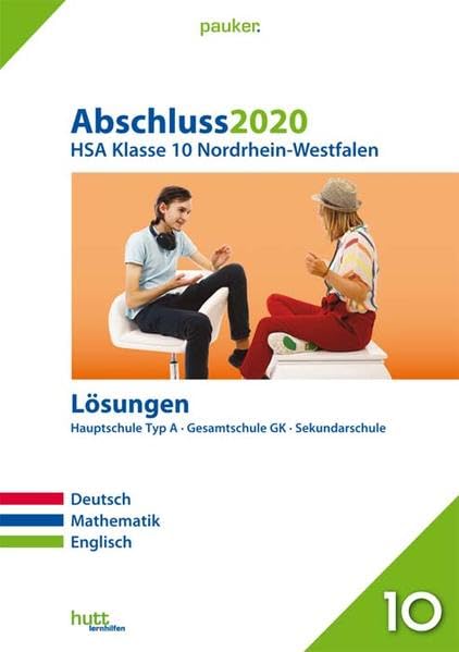 Abschluss 2020 - Hauptschulabschluss Klasse 10 Nordrhein-Westfalen Lösungen: Deutsch, Mathematik, Englisch (pauker.) Foreign Languages ​​& Dictionaries