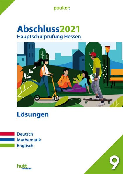 Abschluss 2021 - Hauptschulprüfung Hessen - Lösungen Foreign Languages ​​& Dictionaries