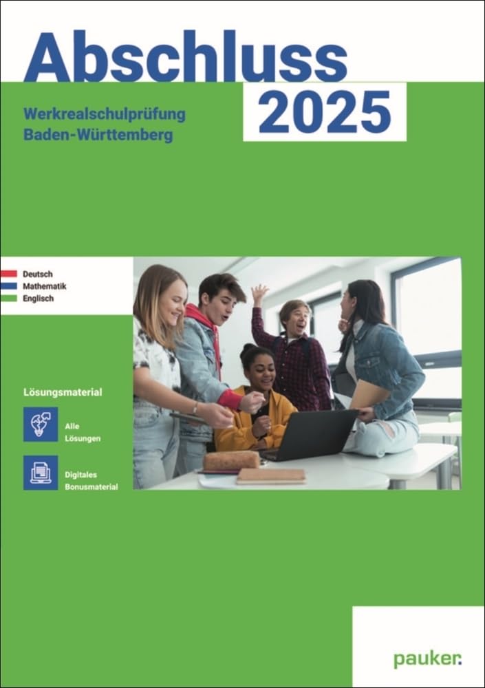 Abschluss 2026 - Werkrealschule Baden-Württemberg - Lösungsband: Deutsch, Mathe und Englisch - Prüfungsvorbereitung 2026 Foreign Languages ​​& Dictionaries