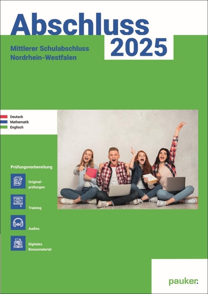 Abschluss 2026 - MSA Realschule NRW - Aufgabenband - Originalprüfungen mit Trainingsteil für die Fächer Deutsch, Mathematik und Englisch Foreign Languages ​​& Dictionaries