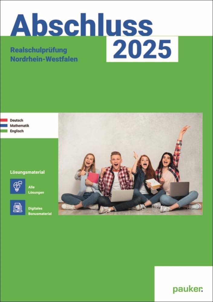 Abschluss 2026 - MSA Realschule NRW - Lösungsband - Deutsch, Mathe und Englisch Foreign Languages ​​& Dictionaries