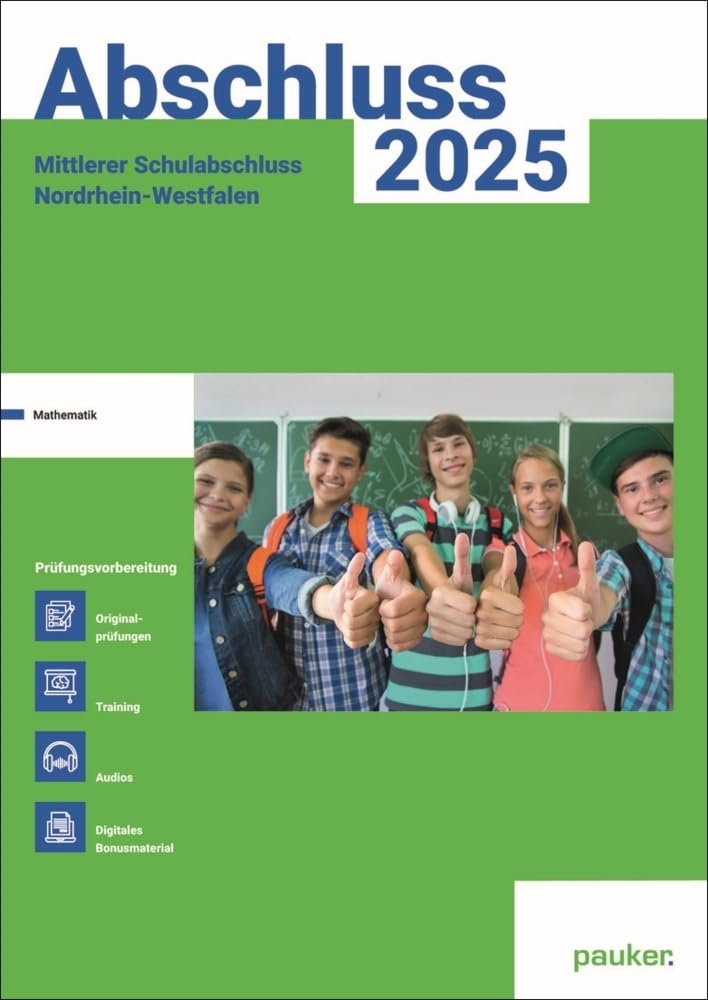 Abschluss 2026 - MSA Realschule NRW - Aufgabenband - Originalprüfungen mit Trainingsteil für das Fach Mathe Foreign Languages ​​& Dictionaries