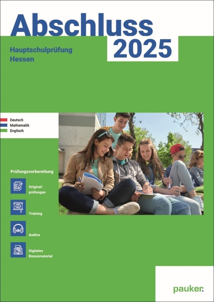 Abschluss 2026 - Hauptschule Hessen - Aufgabenband: Deutsch, Mathe und Englisch - Prüfungsvorbereitung 2026 - Originalprüfungen mit Trainingsteil: Zur Prüfungsvorbereitung 2026 Foreign Languages ​​& Dictionaries