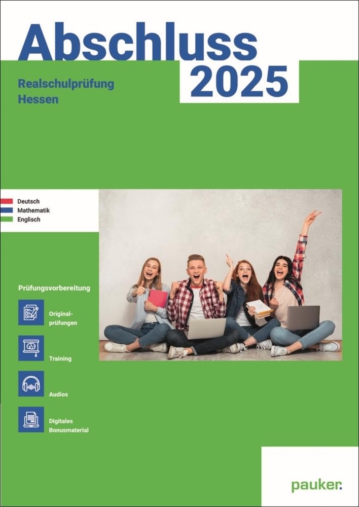 Abschluss 2026 - Realschule Hessen - Aufgabenband: Deutsch, Mathe und Englisch - Prüfungsvorbereitung 2026 - Originalprüfungen mit Trainingsteil: Zur Prüfungsvorbereitung 2026 Foreign Languages ​​& Dictionaries