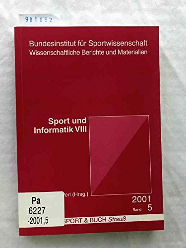 Sport und Informatik VIII. Bericht über den 7. Workshop Sport und Informatik vom 14.-16. Juni 2000 in Mainz Leisure & Fun