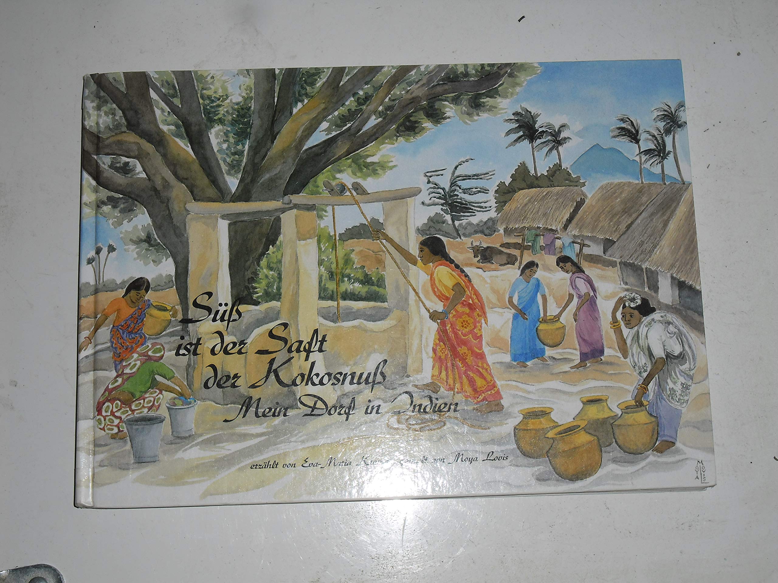 Süss ist der Saft der Kokosnuss. Mein Dorf in Indien Cooking & Enjoying