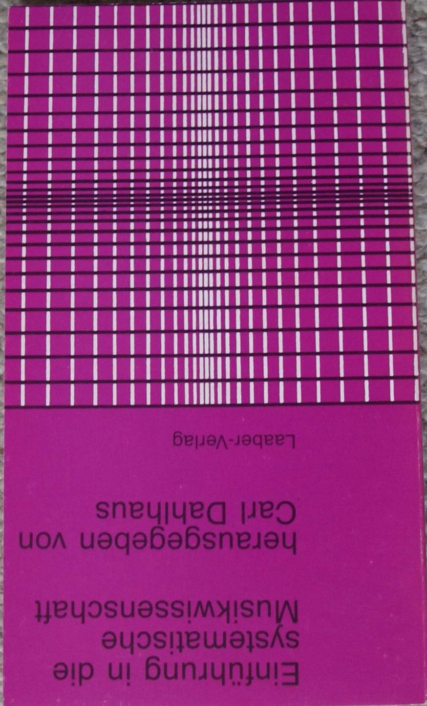 Einführung in die systematische Musikwissenschaft Sheet Music
