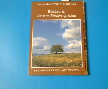Bibelworte, die vom Frieden sprechen: Farbpostkarten mit Texten (Groh-Karten-Bibliothek) Books